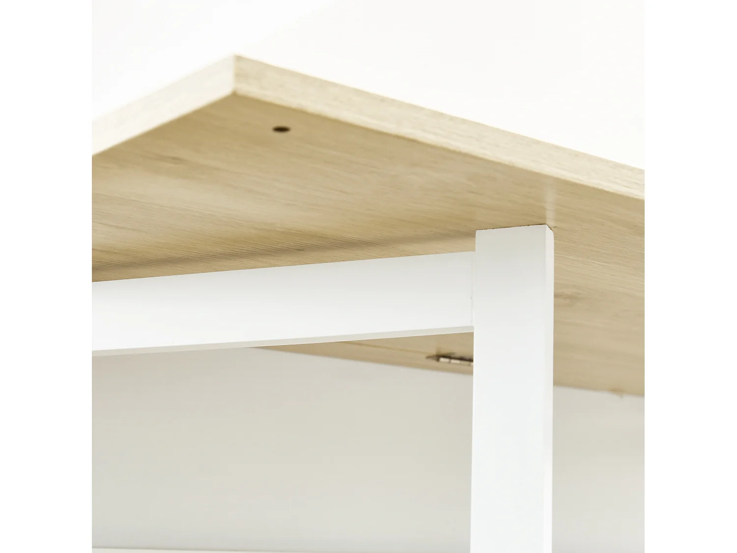 Mesa de bar blanco 116x79.5x91 cm HOMCOM