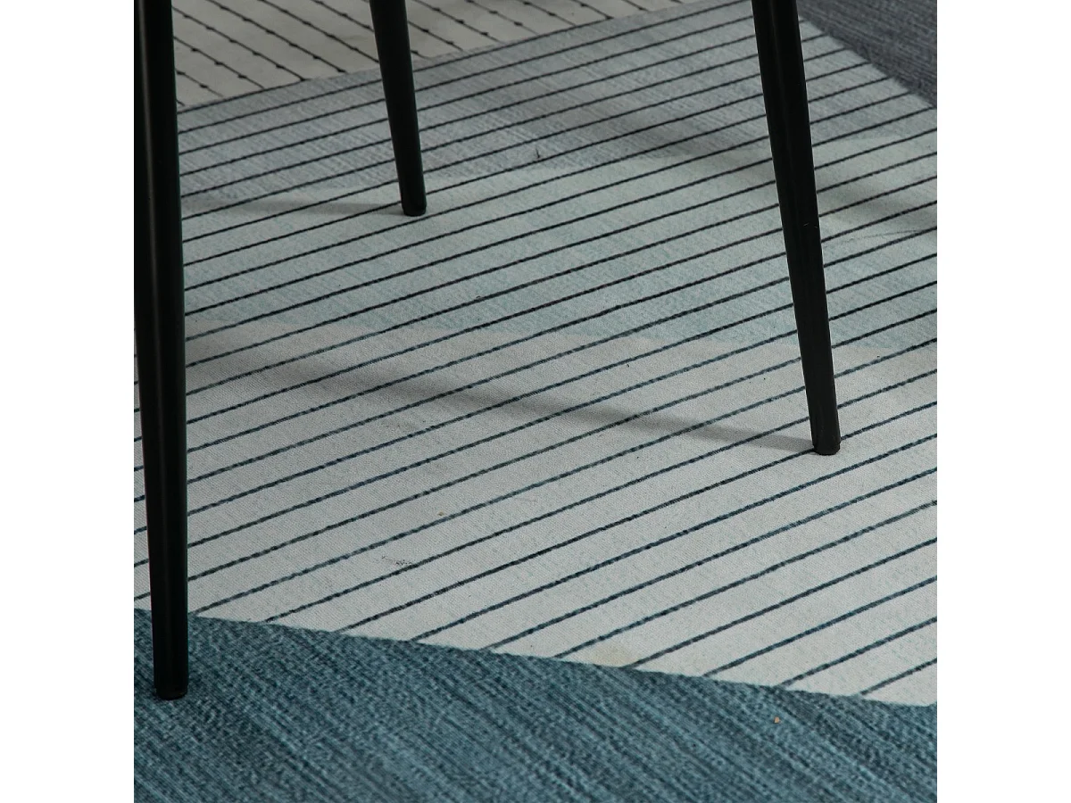 Juego de 2 sillas de comedor azul 59.5x56.5x81 cm HOMCOM