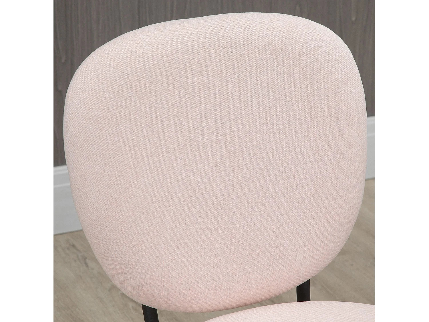 Sillas de comedor rosa 46x59x82 cm HOMCOM