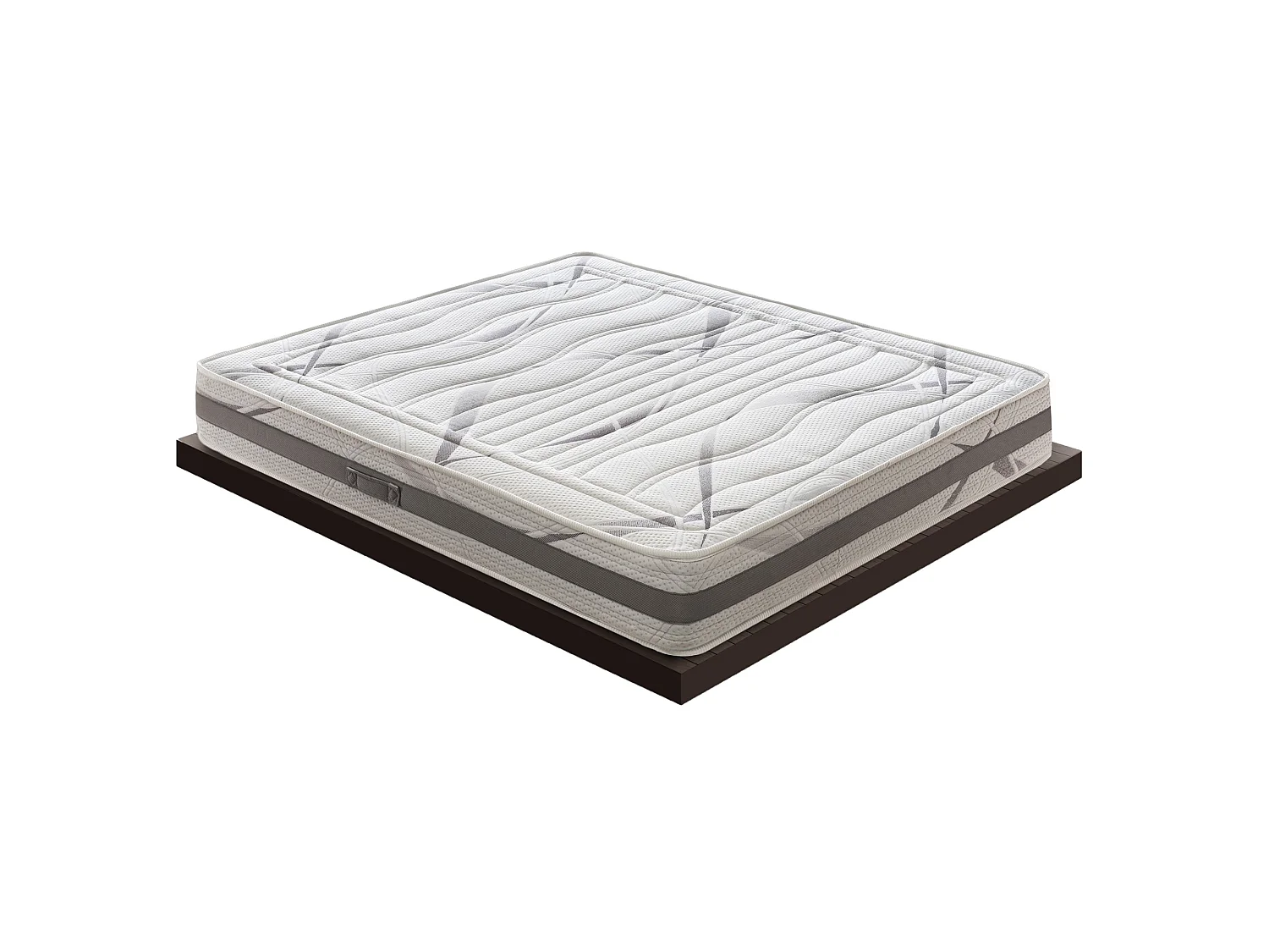 Colchão viscoelástico 80x200 23 cm de altura - revestimento de carbono - 11 zonas de conforto