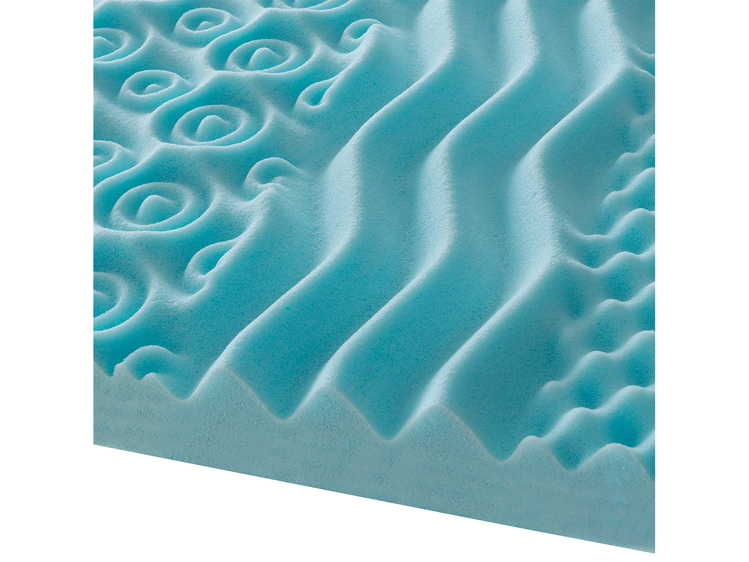 Topper 105x200 aus Memory-Schaum – 5 cm hoch – Memory 9 Zonen