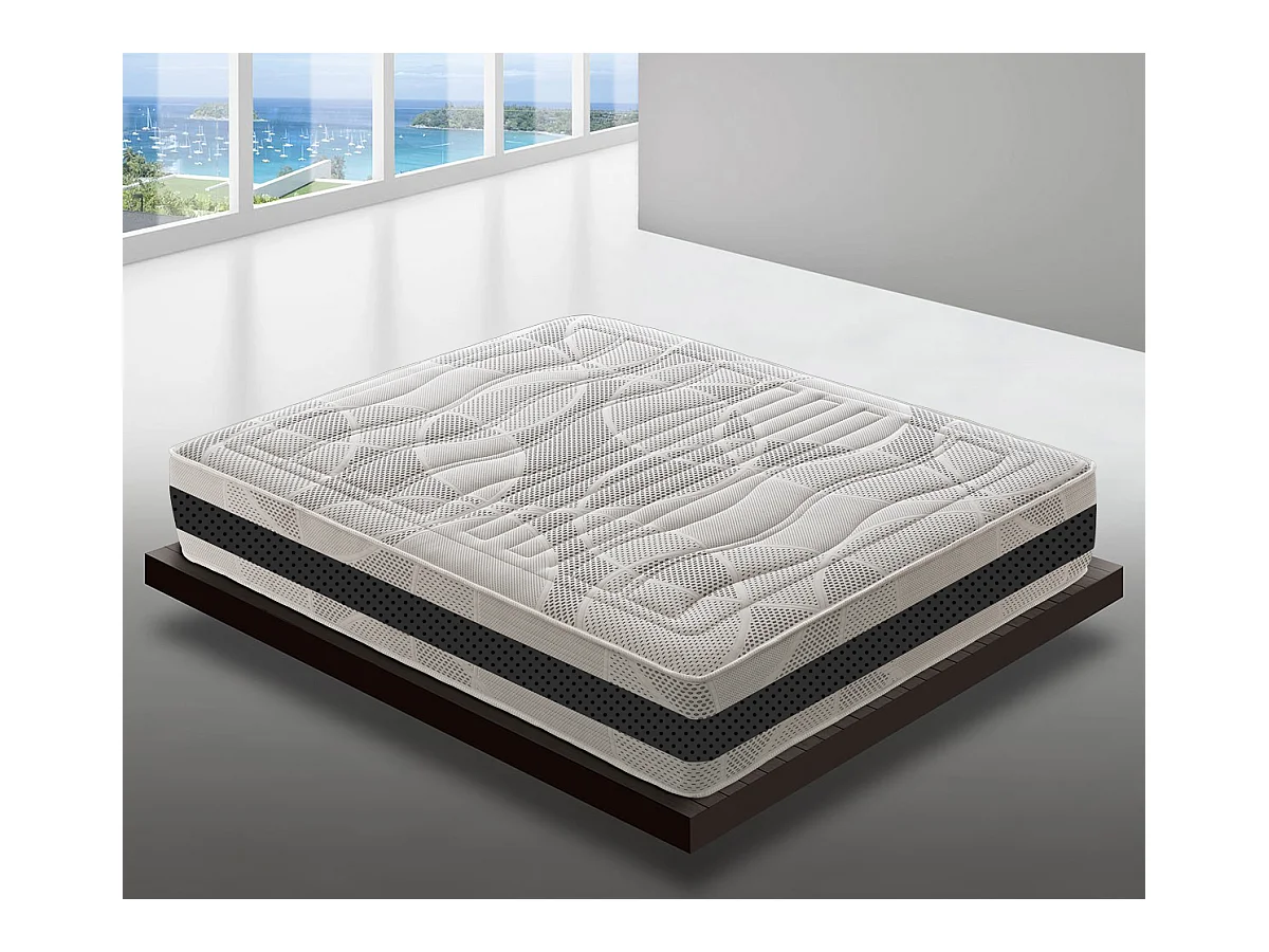 iLoveSleep - Matelas à mémoire de forme - 11 zones - Hauteur 28 Modèle de luxe 150x190