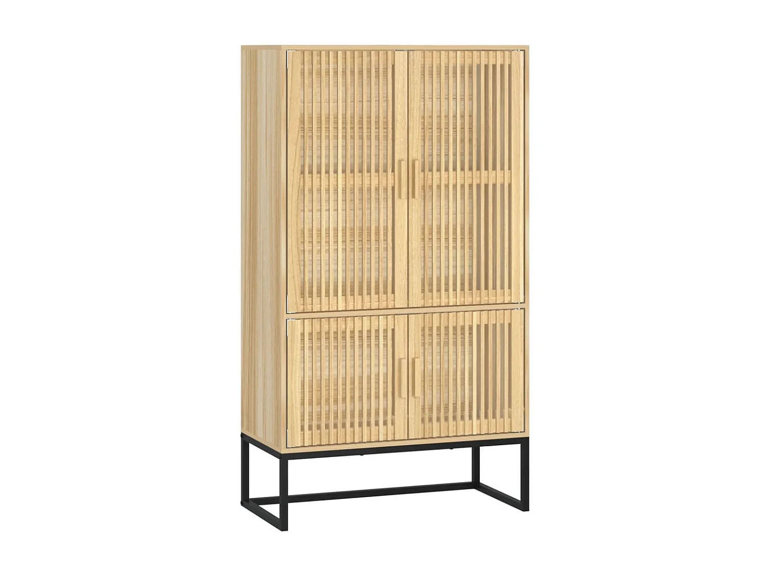 Buffet haut 70x35x125 cm bois d'ingénierie