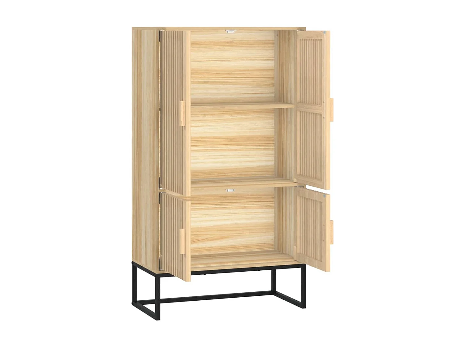 Buffet haut 70x35x125 cm bois d'ingénierie