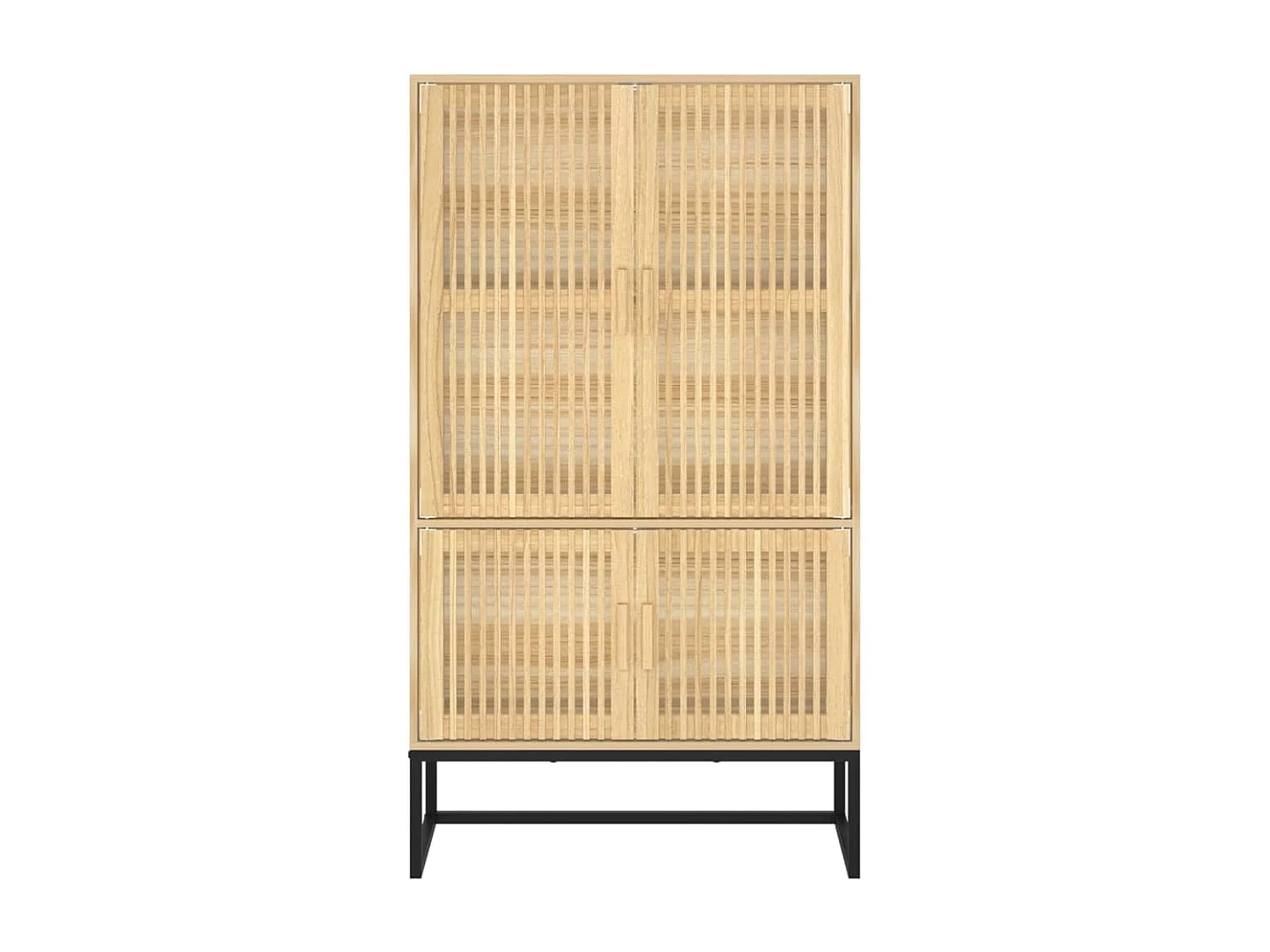 Buffet haut 70x35x125 cm bois d'ingénierie