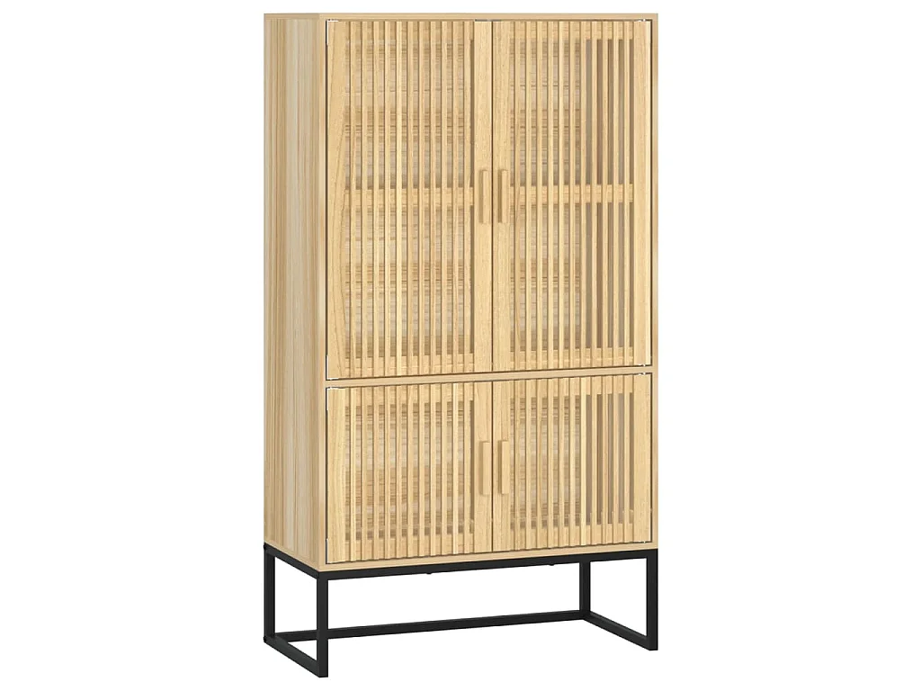 Buffet haut 70x35x125 cm bois d'ingénierie