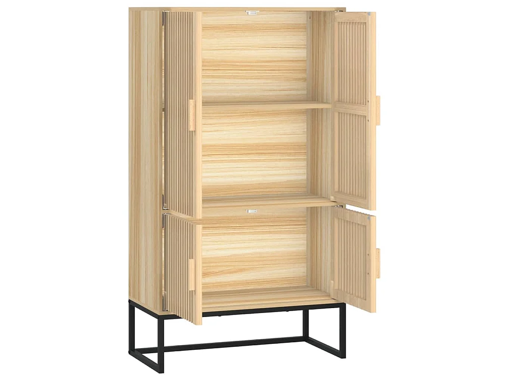 Buffet haut 70x35x125 cm bois d'ingénierie