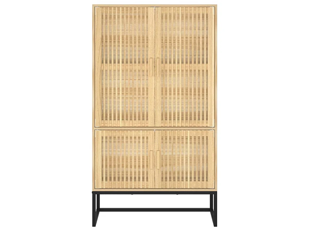 Buffet haut 70x35x125 cm bois d'ingénierie