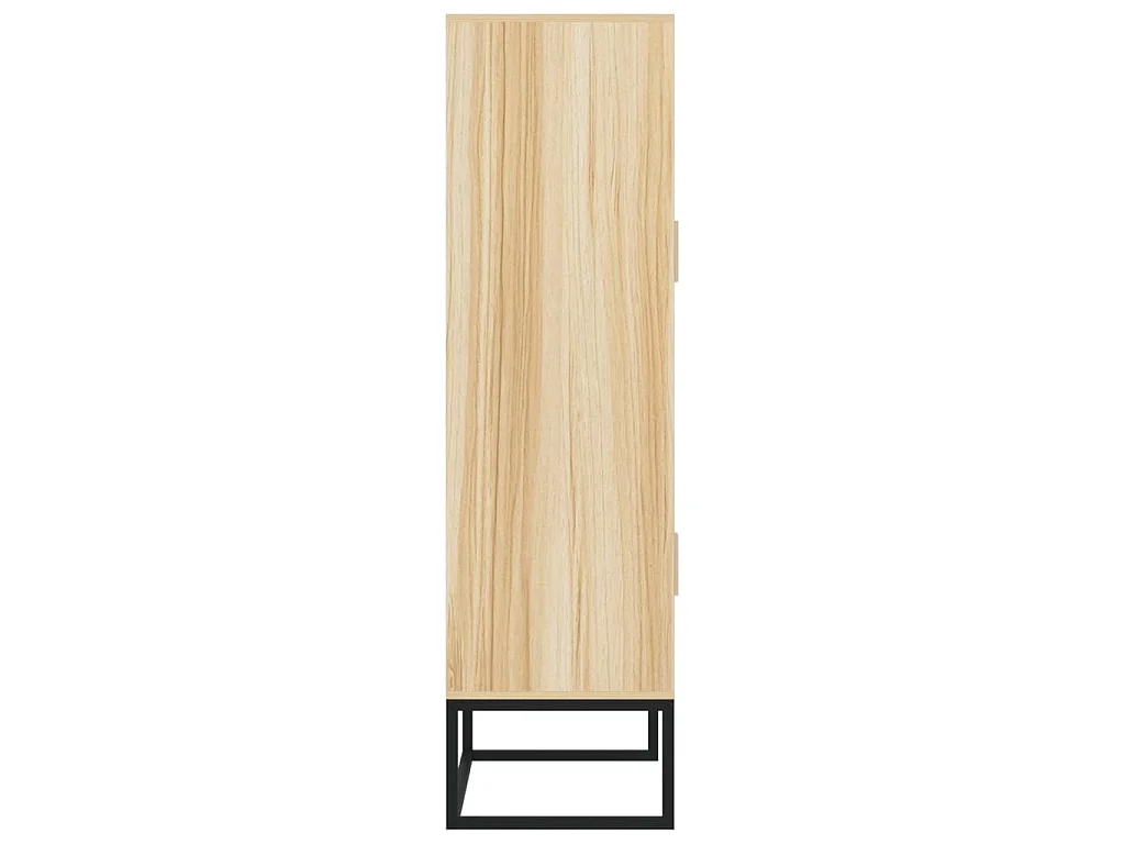 Buffet haut 70x35x125 cm bois d'ingénierie