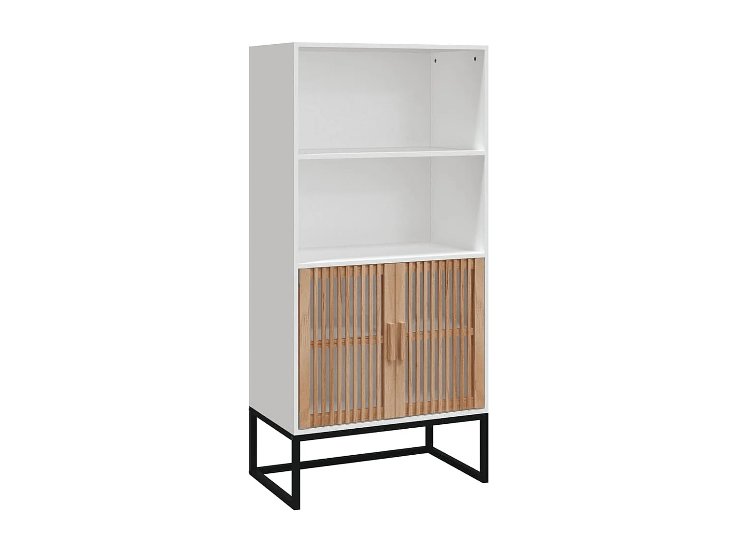 Highboard Weiß 60x35x125 cm Holzwerkstoff