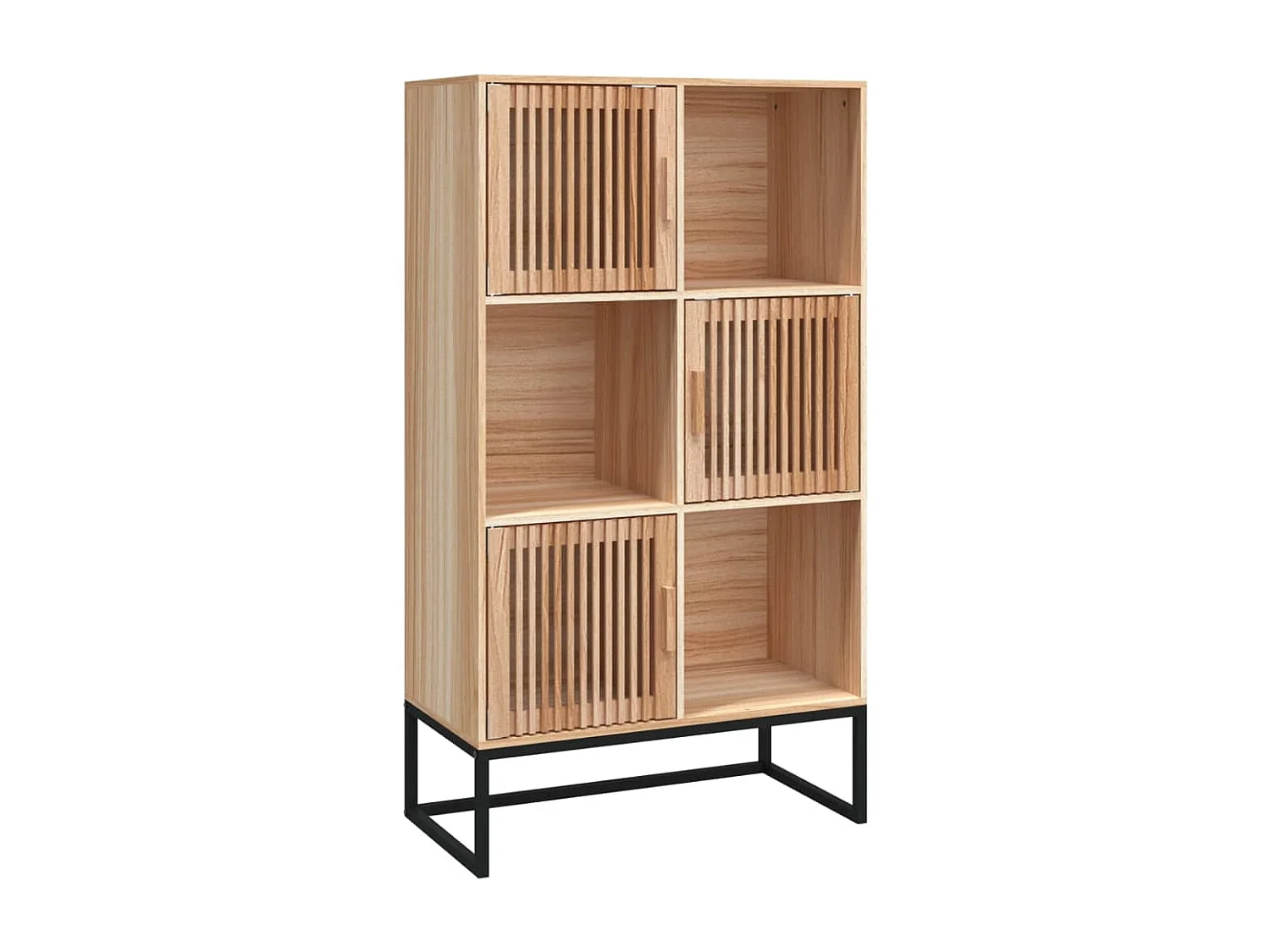 Buffet haut 70x35x125 cm bois d'ingénierie