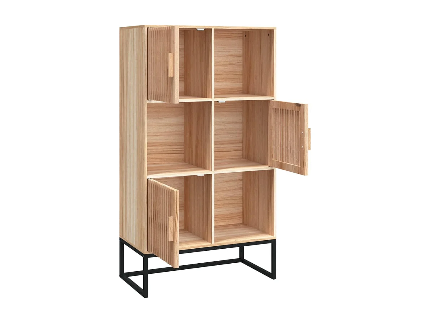 Buffet haut 70x35x125 cm bois d'ingénierie