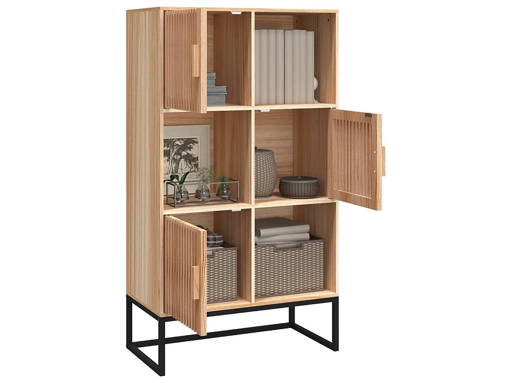 Buffet haut 70x35x125 cm bois d'ingénierie