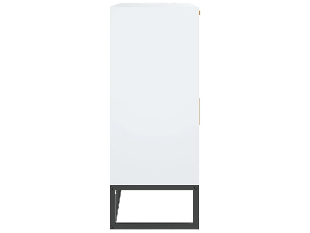 Buffet blanc 60x30x75 cm bois d'ingénierie