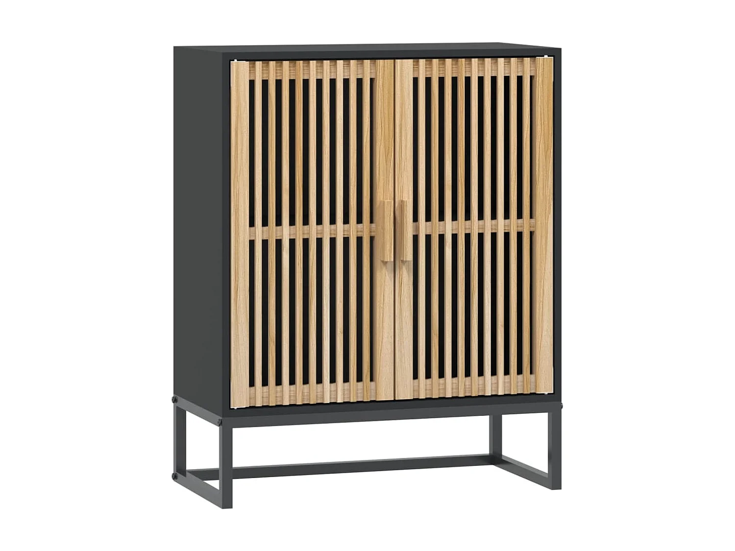 Sideboard Schwarz 60x30x75 cm Holzwerkstoff
