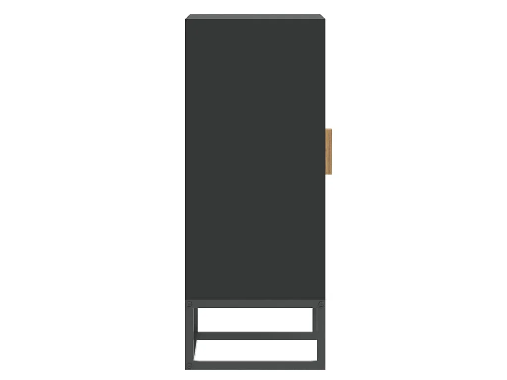 Sideboard Schwarz 60x30x75 cm Holzwerkstoff