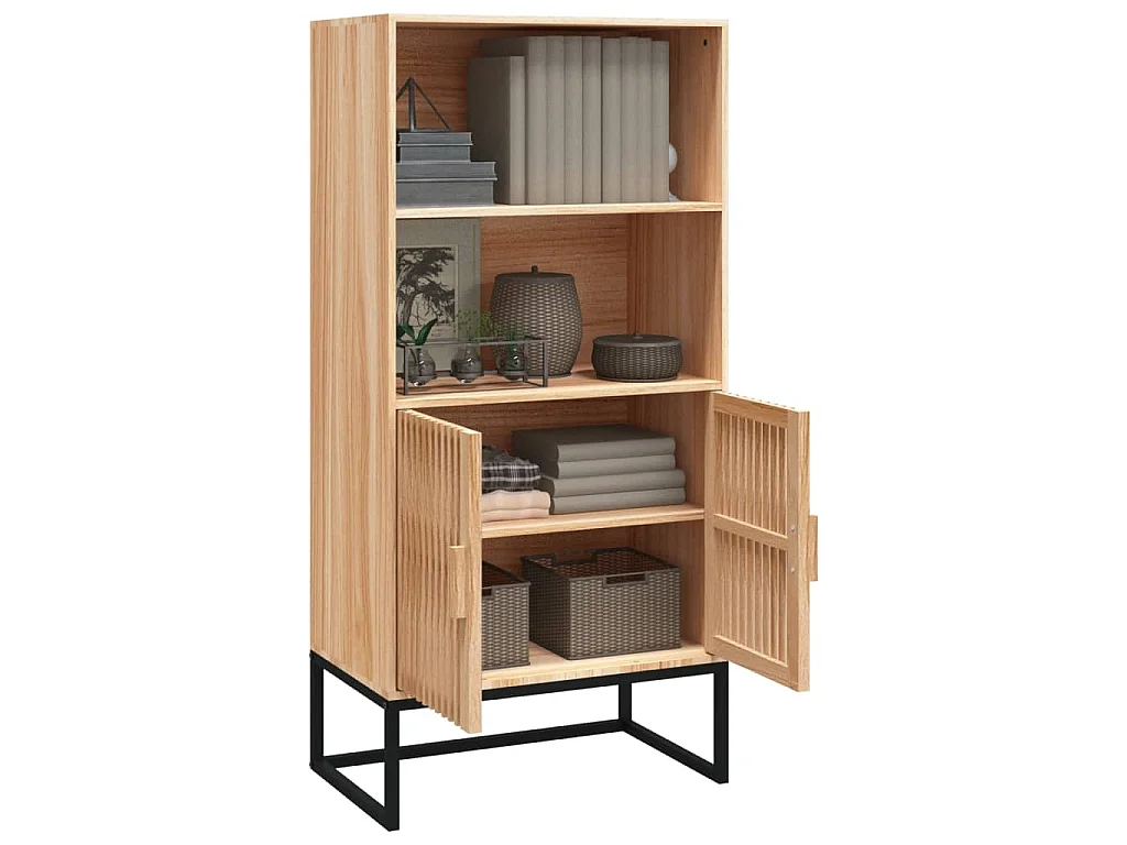 Buffet haut 60x35x125 cm bois d'ingénierie