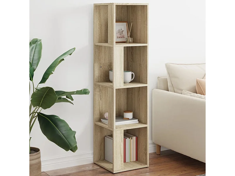 Armoire d'angle Chêne sonoma 33x33x132 cm Bois d’ingénierie