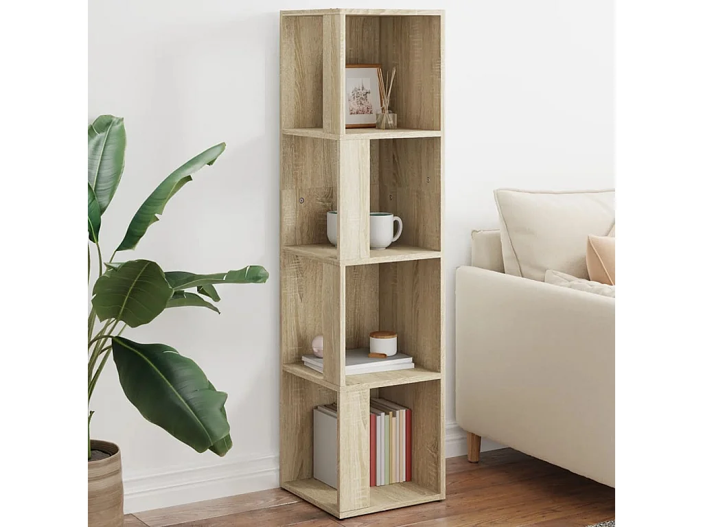 Armoire d'angle Chêne sonoma 33x33x132 cm Bois d’ingénierie