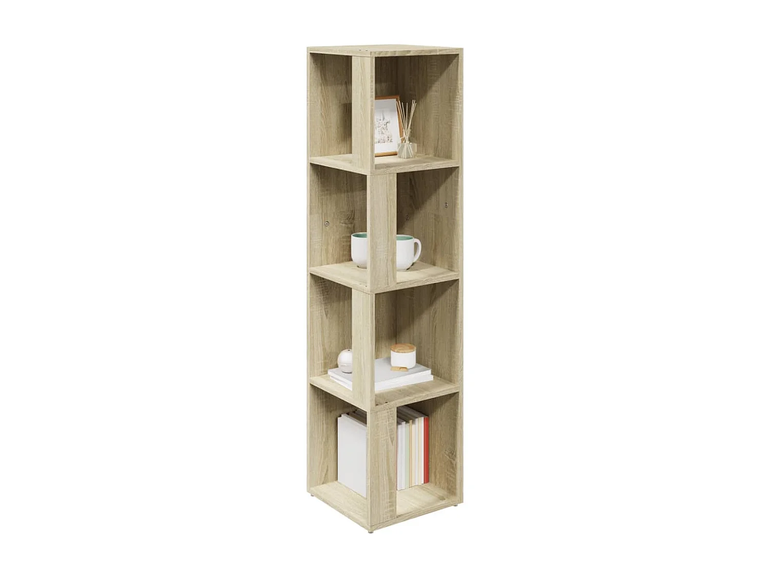 Armoire d'angle Chêne sonoma 33x33x132 cm Bois d’ingénierie