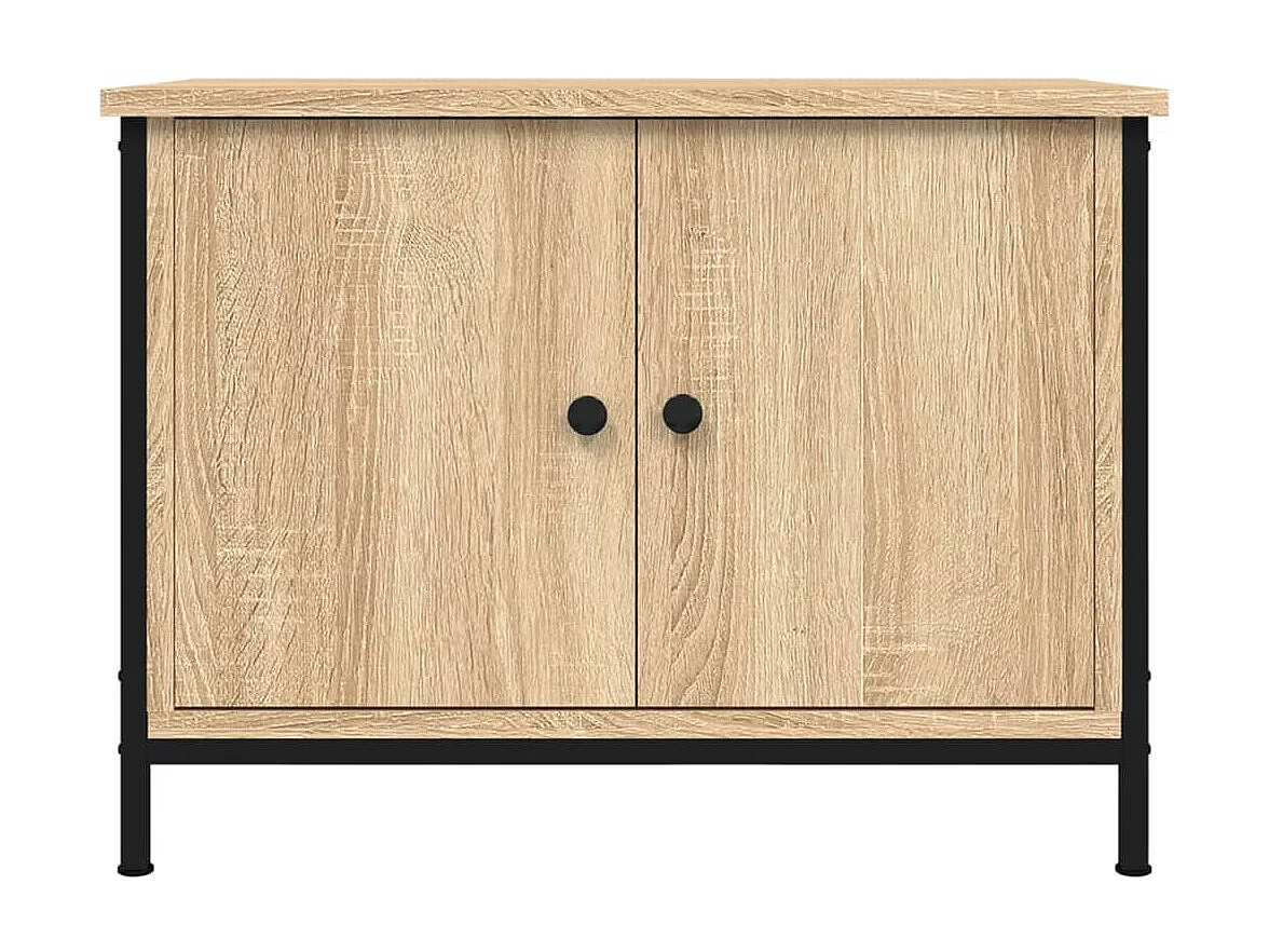 TV-Schrank mit Türen Sonoma-Eiche 60 x 35 x 45 cm Holzwerkstoff