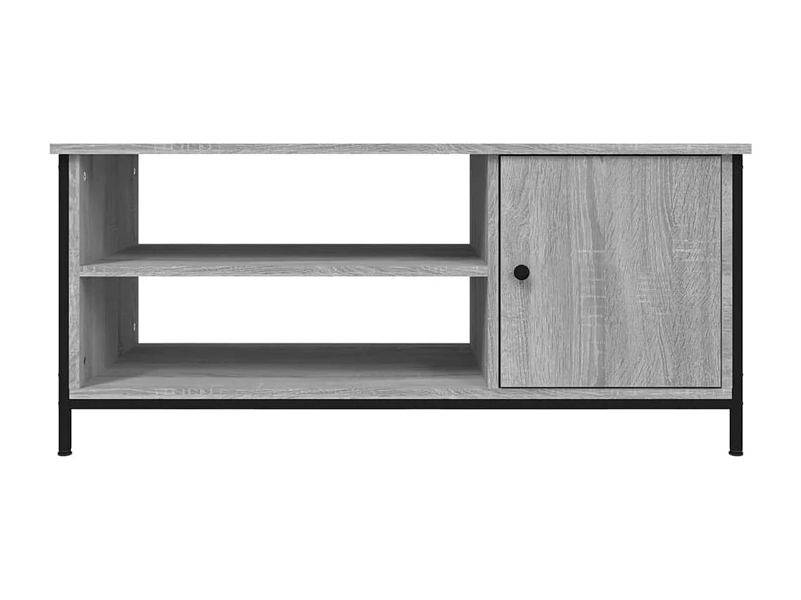 Meuble TV sonoma gris 100x40x45 cm bois d'ingénierie