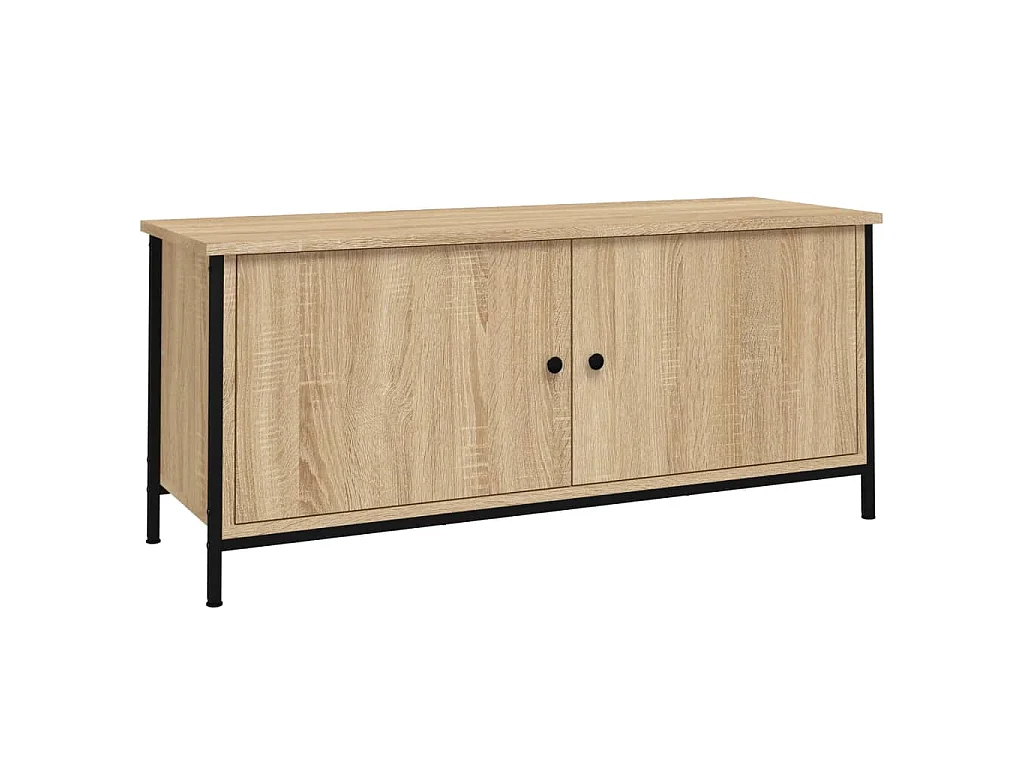 TV-Schrank mit Türen Sonoma-Eiche 102x35x45 cm Holzwerkstoff