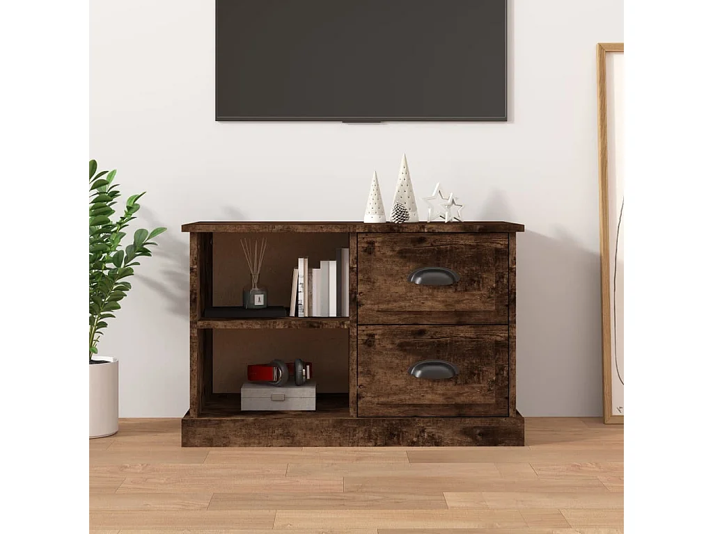 TV-Schrank Räuchereiche 73x35,5x47,5 cm Holzwerkstoff