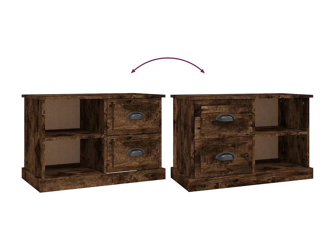 TV-Schrank Räuchereiche 73x35,5x47,5 cm Holzwerkstoff