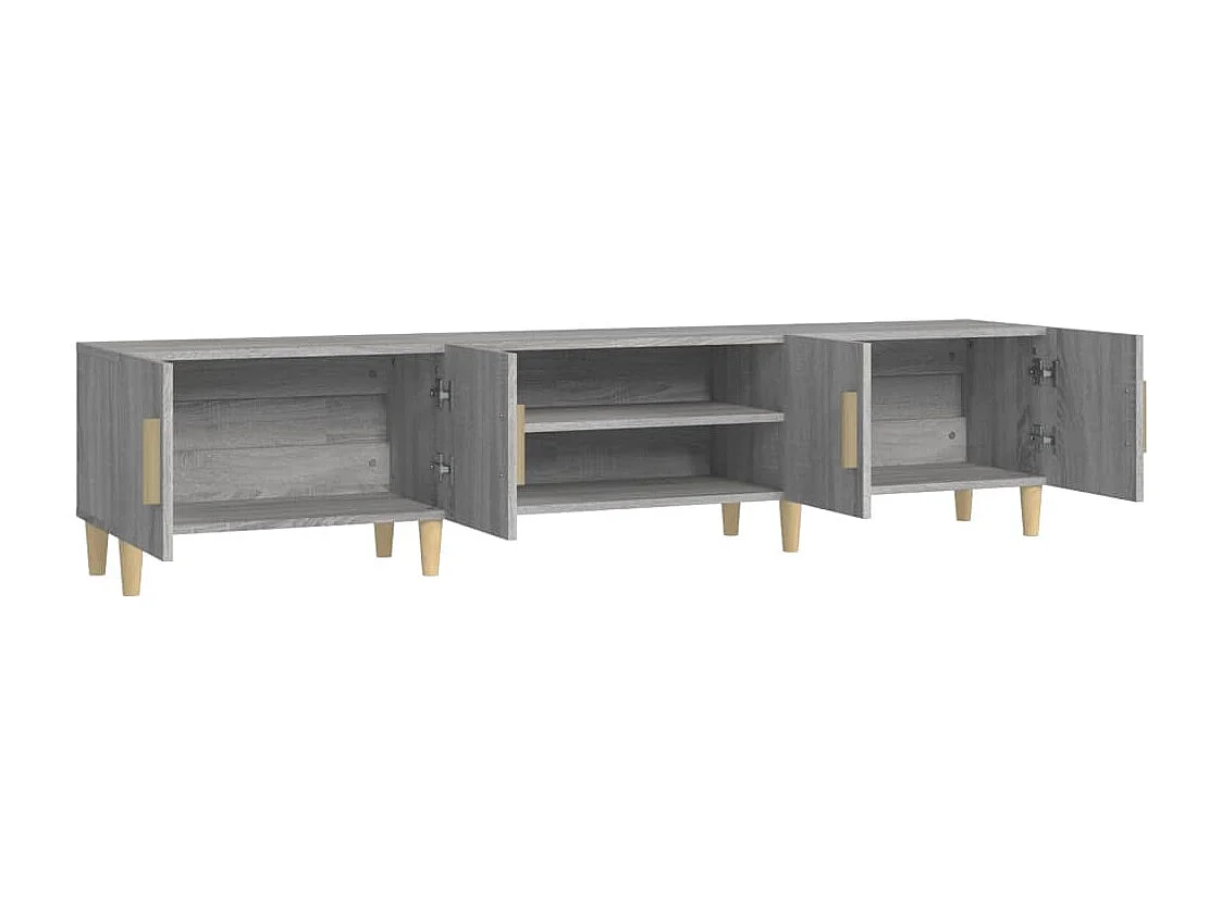 TV-Schrank Grau Sonoma 180x31,5x40 cm Holzwerkstoff