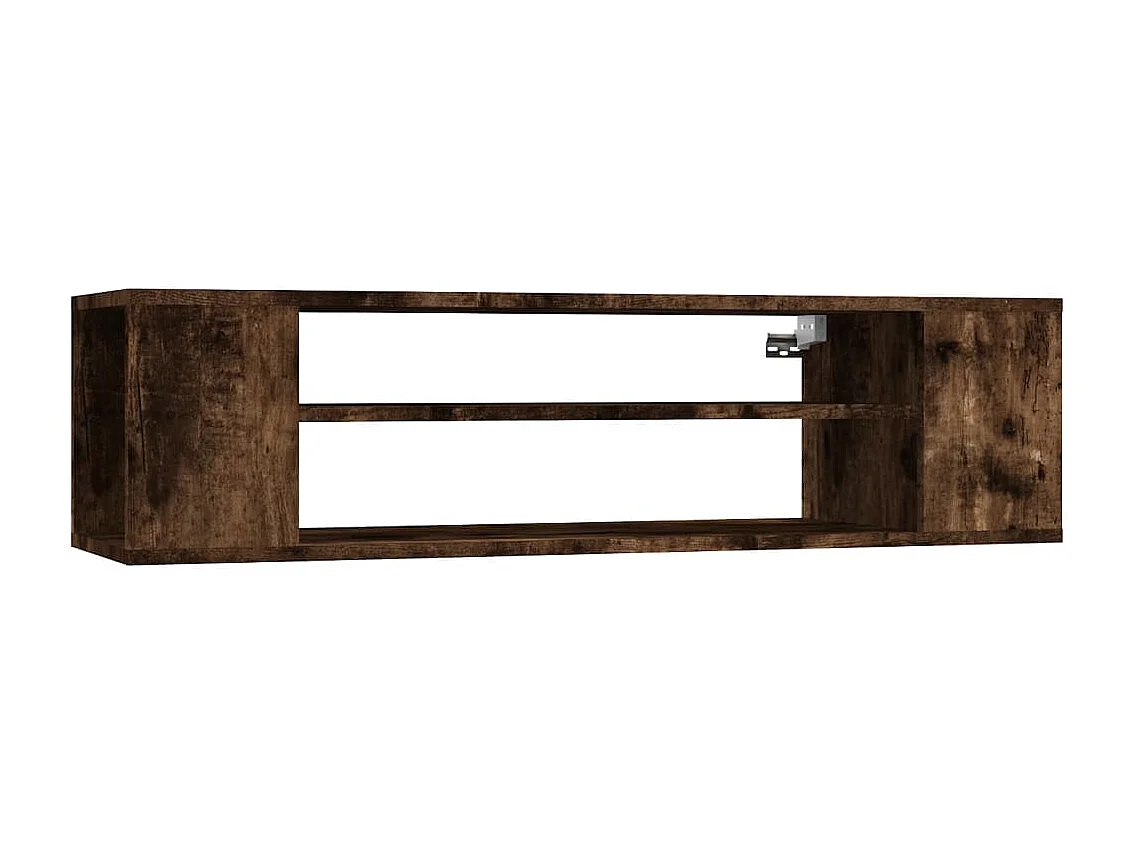 Tv-hangmeubel 100x30x26,5 cm bewerkt hout gerookt eikenkleurig