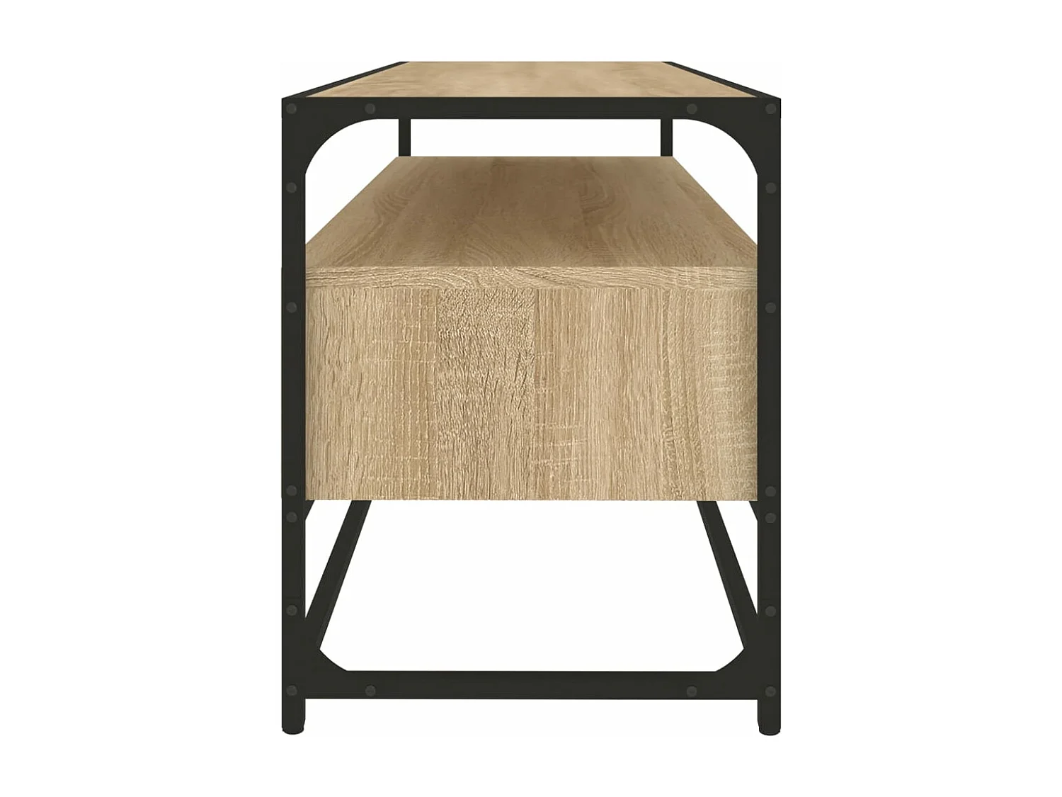 Meuble TV chêne sonoma 100x35x45 cm bois d'ingénierie