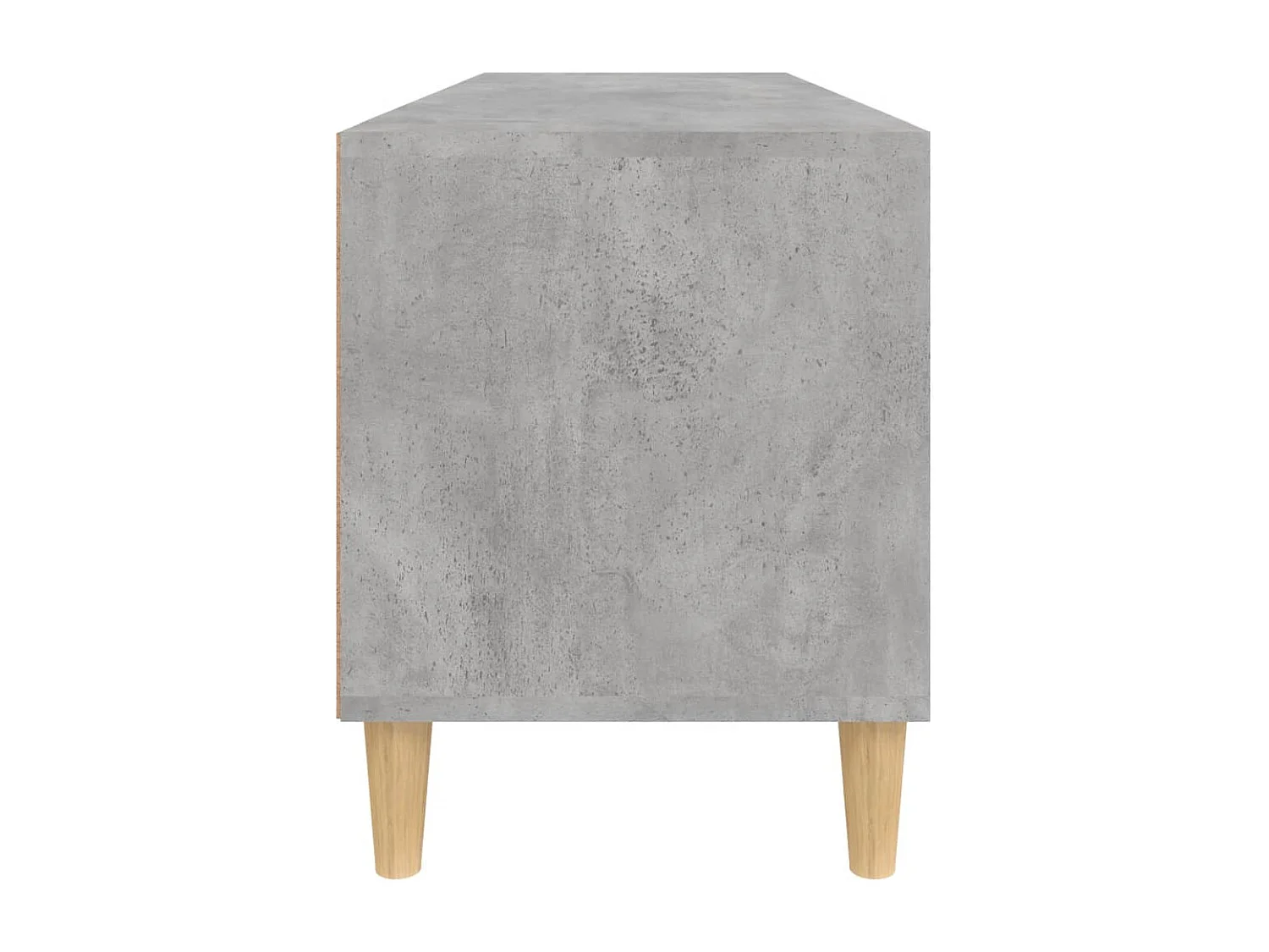 Meuble TV gris béton 100x34,5x44,5 cm bois d'ingénierie
