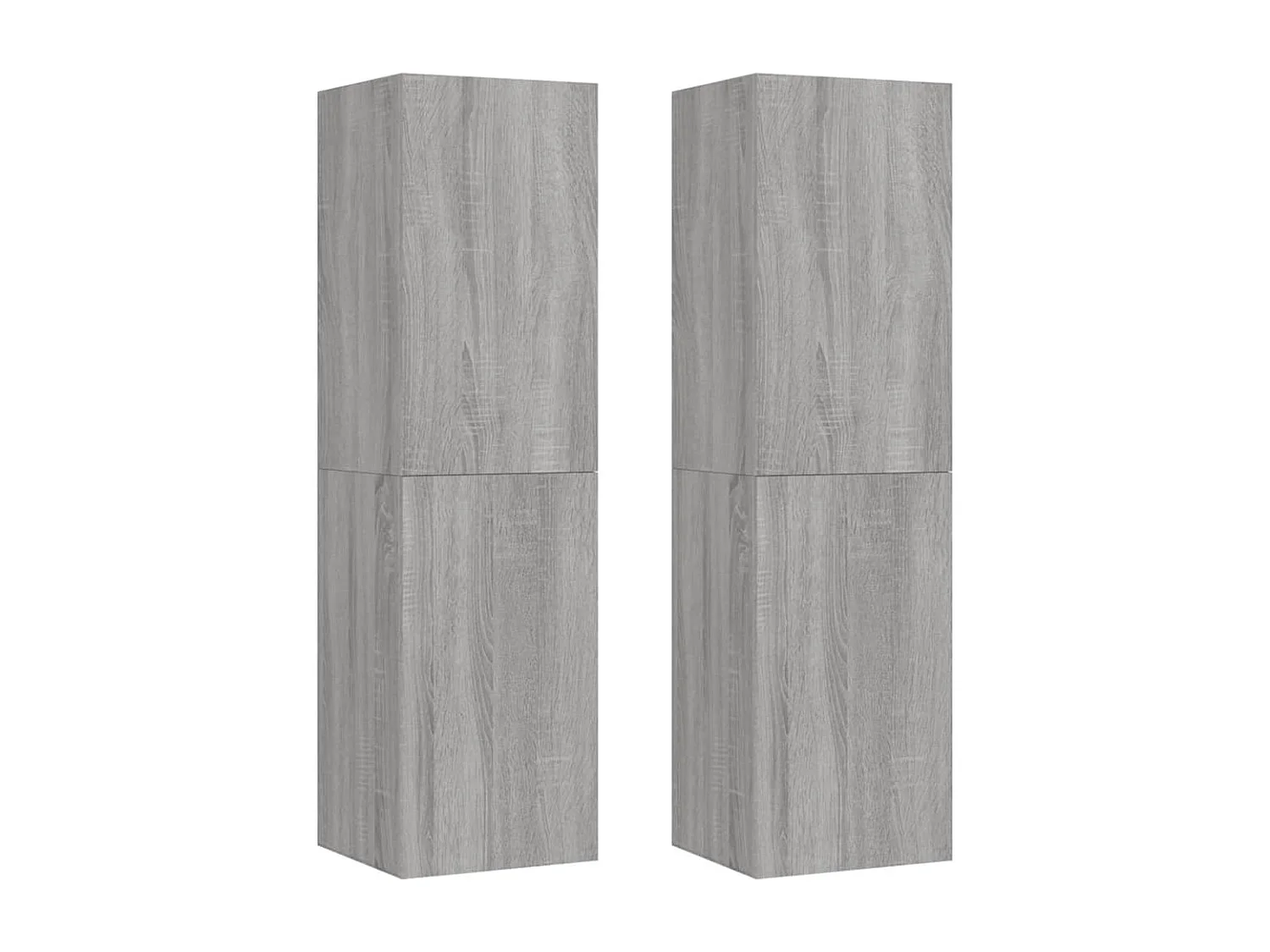 Meubles TV muraux 2 pcs Sonoma gris 30,5x30x110 cm