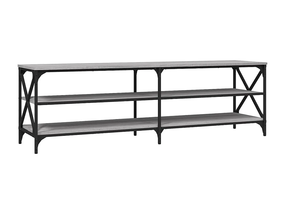 TV-Schrank Grau Sonoma 160x40x50 cm Holzwerkstoff