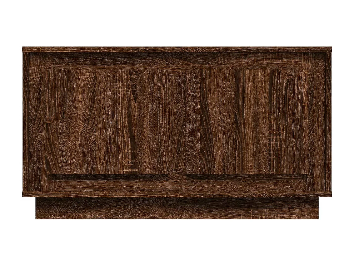 Mobile Porta TV Rovere Marrone 80x35x45 cm in Legno Multistrato