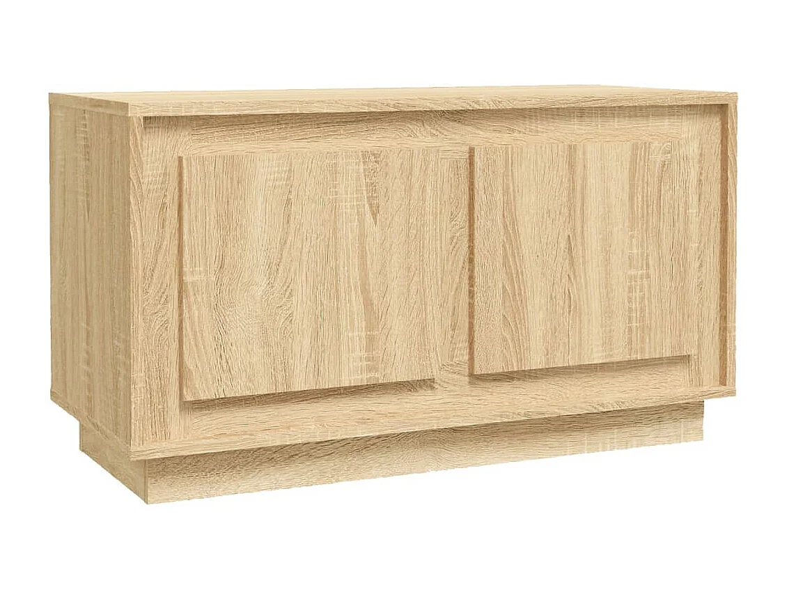 Mobile Porta TV Rovere Sonoma 80x35x45 cm in Legno Multistrato