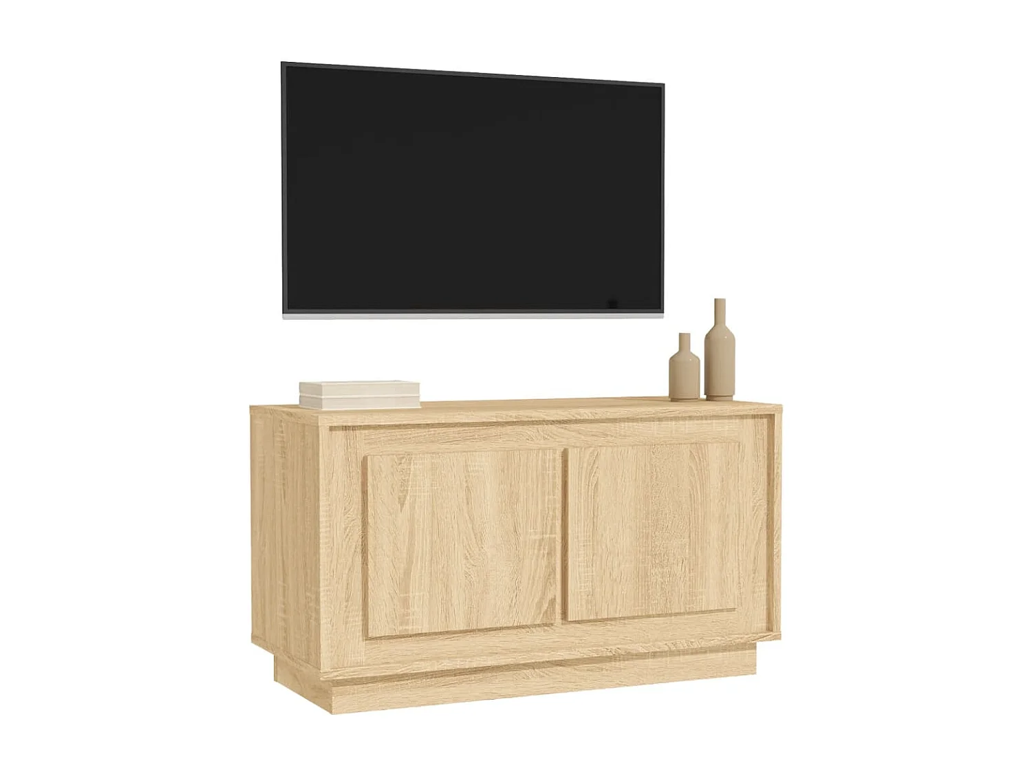 Mobile Porta TV Rovere Sonoma 80x35x45 cm in Legno Multistrato