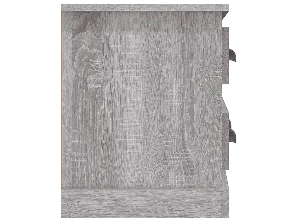 Meuble TV sonoma gris 100x35,5x45 cm bois d'ingénierie