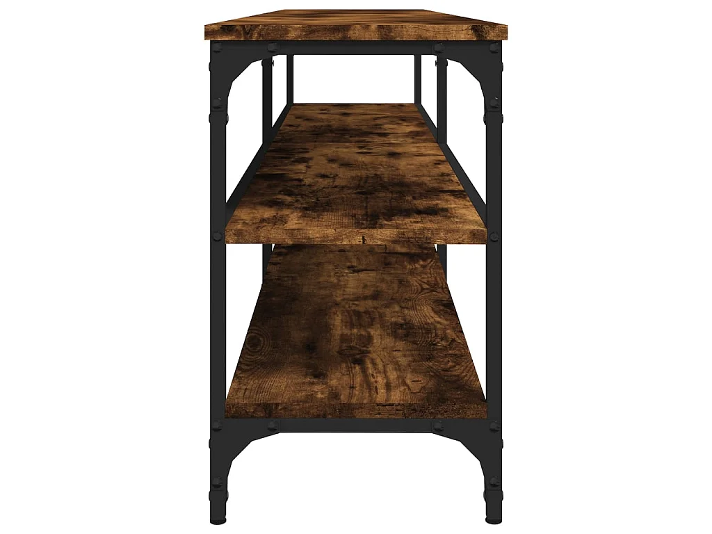 Mobile TV Rovere Fumo 160x30x50 cm in Legno Multistrato