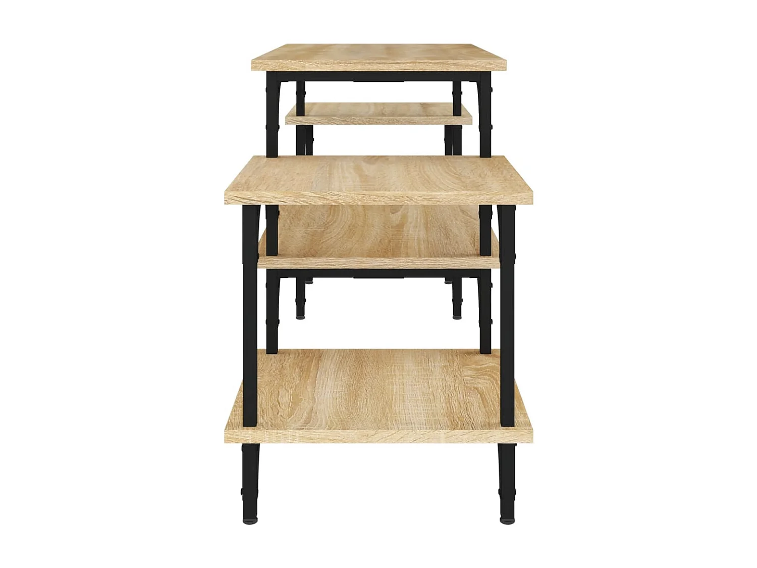 Meuble TV chêne sonoma 117x35x52 cm bois d'ingénierie