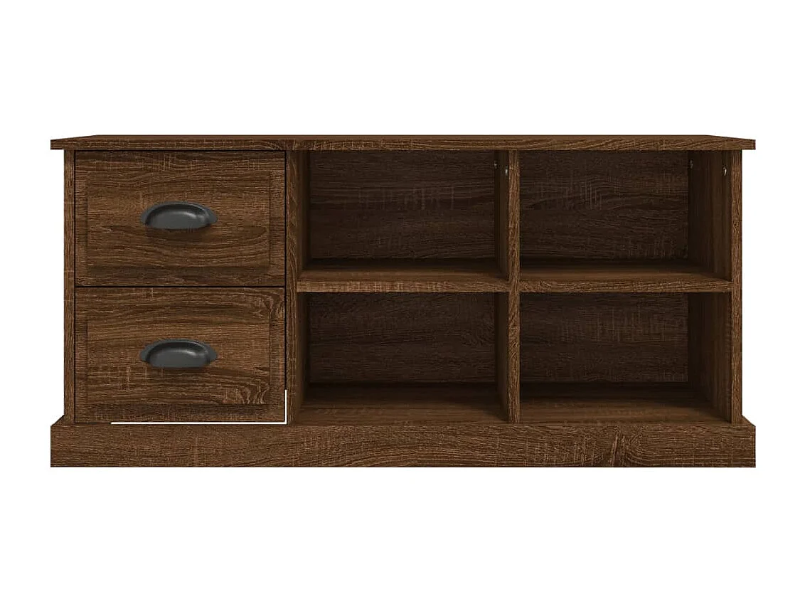 TV-Schrank Braun Eichen-Optik 102x35,5x47,5 cm Holzwerkstoff
