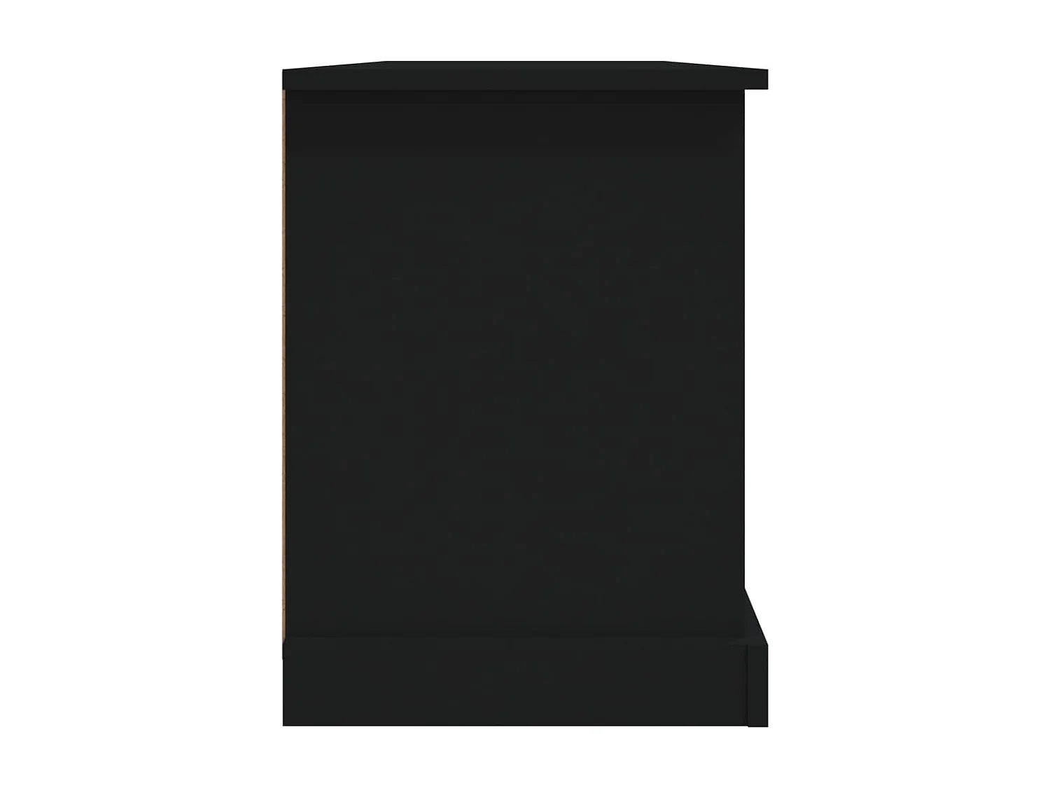 Mobile Porta TV Nero 99,5x35,5x48 cm in Legno Multistrato