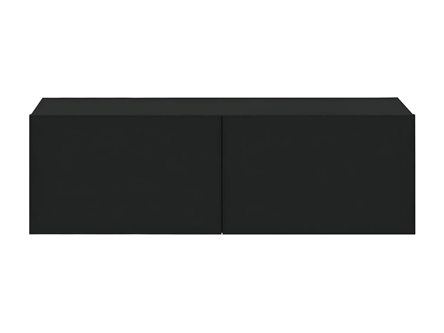 Meubles TV muraux 4 pcs Noir 100x30x30 cm