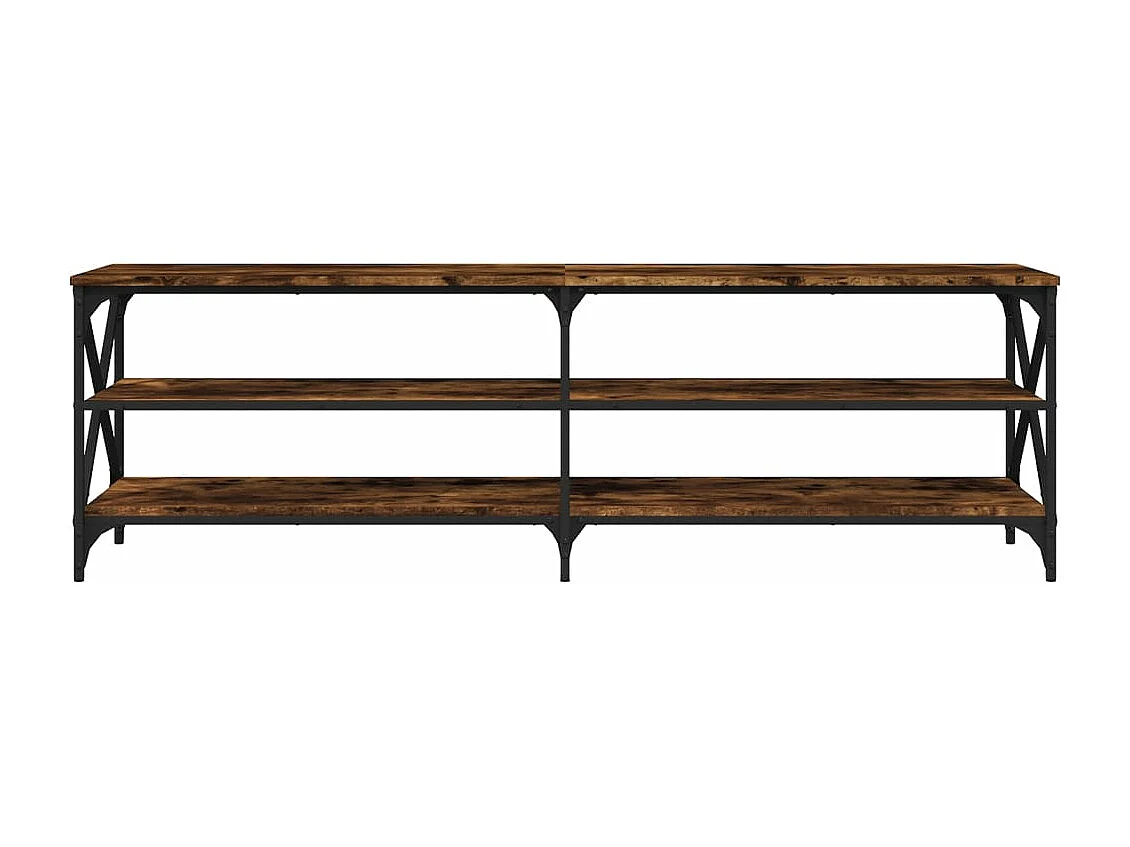 Móvel para TV 160x40x50 cm derivados de madeira carvalho fumado