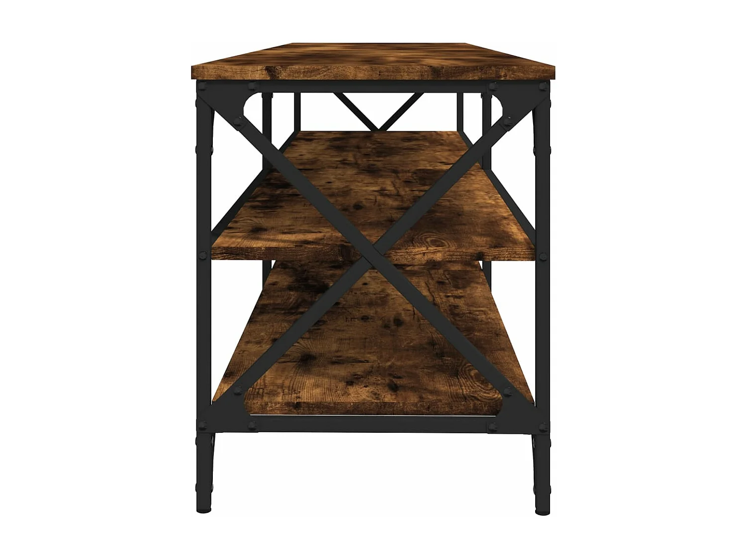 Móvel para TV 160x40x50 cm derivados de madeira carvalho fumado