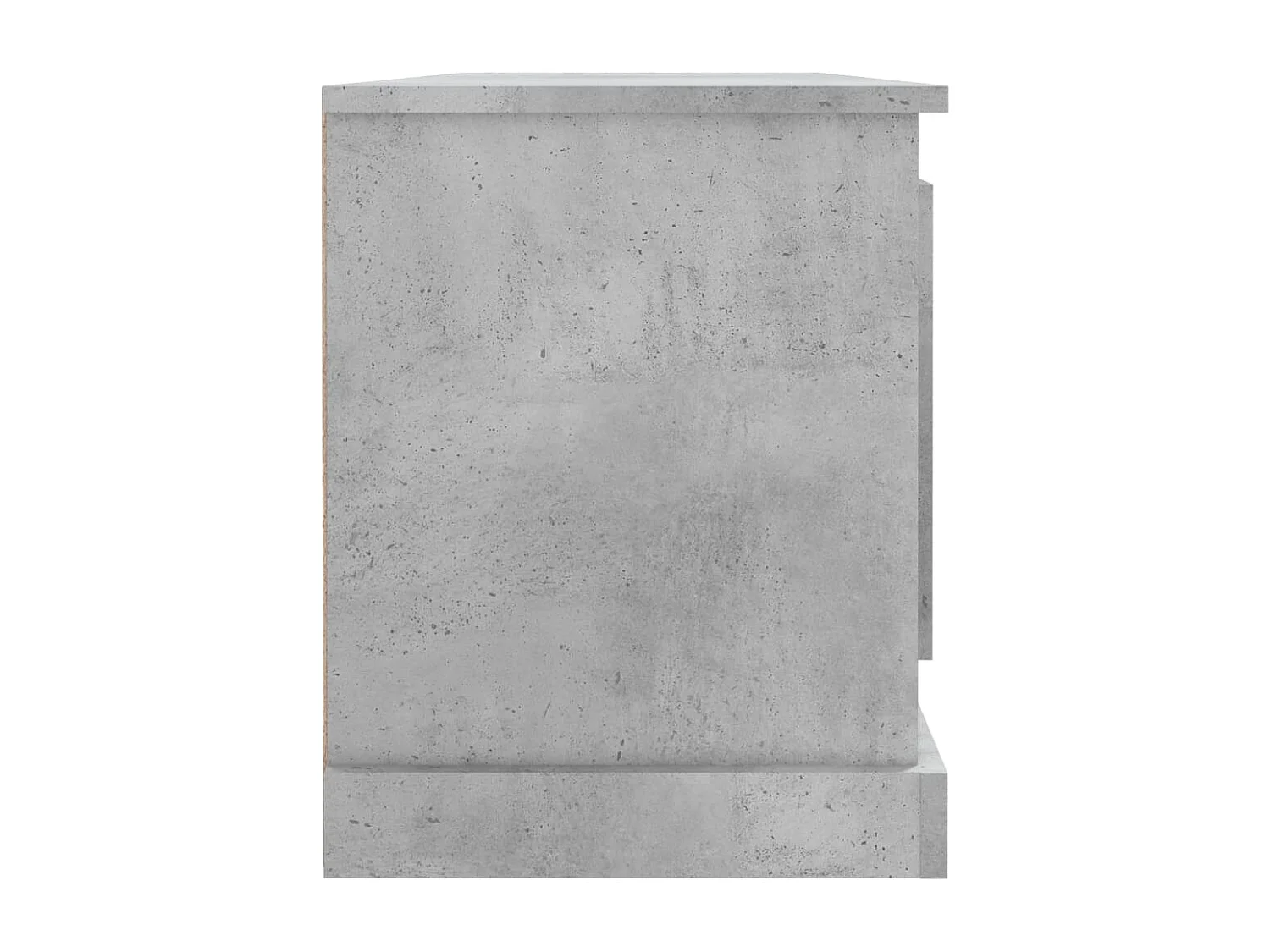 Mobile Porta TV Grigio Cemento 100x35,5x45cm Legno Multistrato