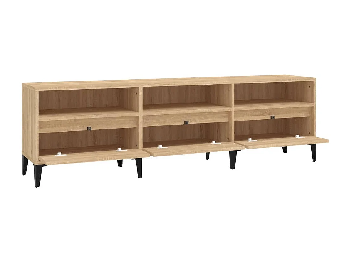 Móvel de TV 150x30x44,5 cm derivados de madeira carvalho sonoma