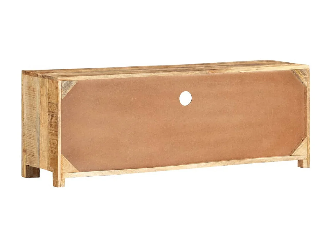 Tv-meubel 110x30x40 cm ruw mangohout