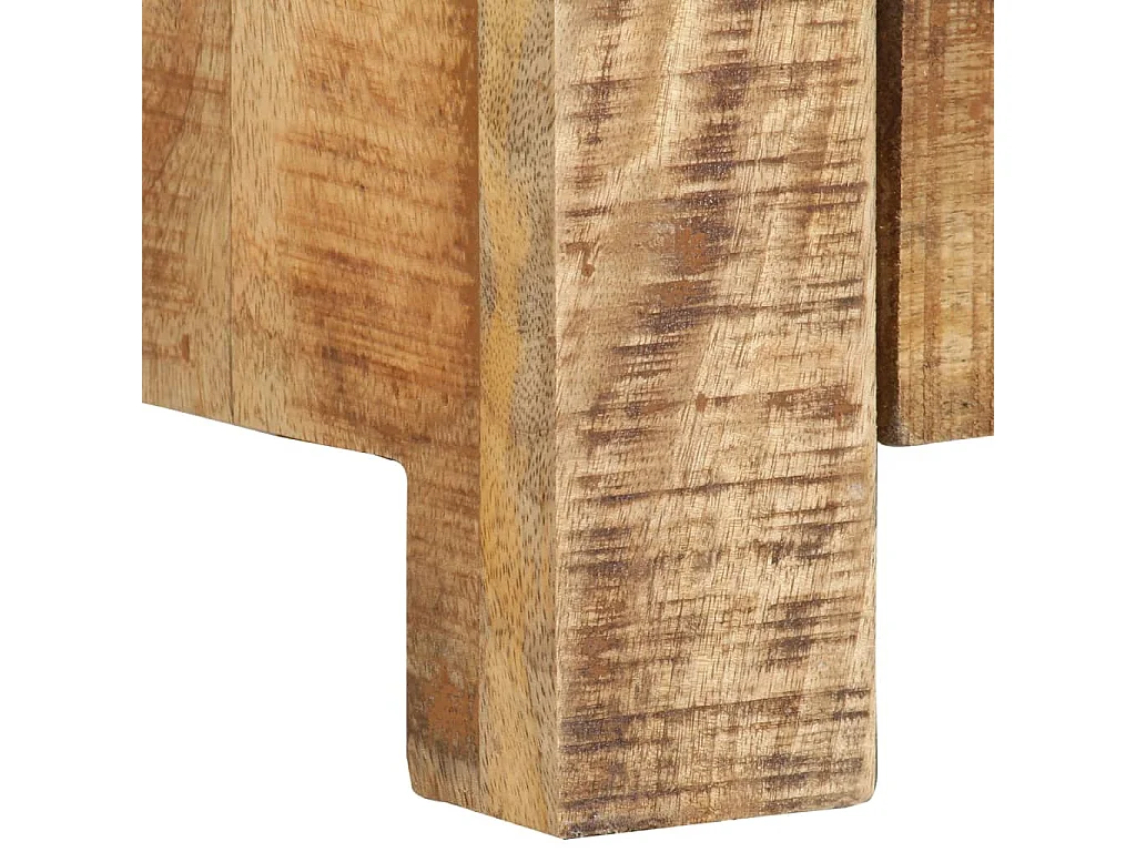 TV-Schrank 110x30x40 cm Raues Mangoholz